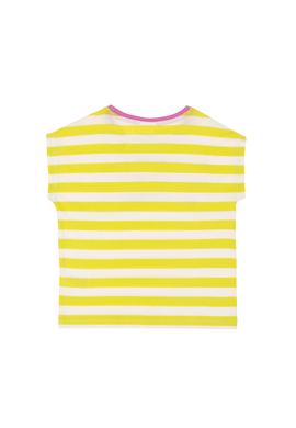 Kız Çocuk Fıstık Bisiklet Yaka Tişört - 50288409003