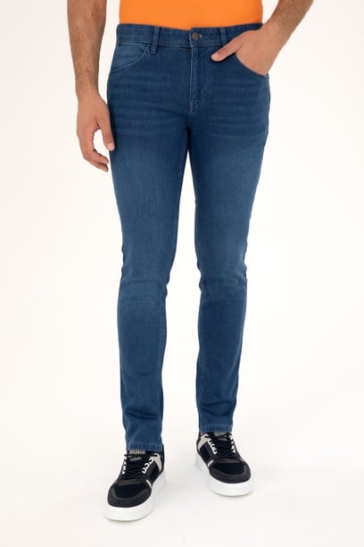 Erkek Mavi Jean Pantolon