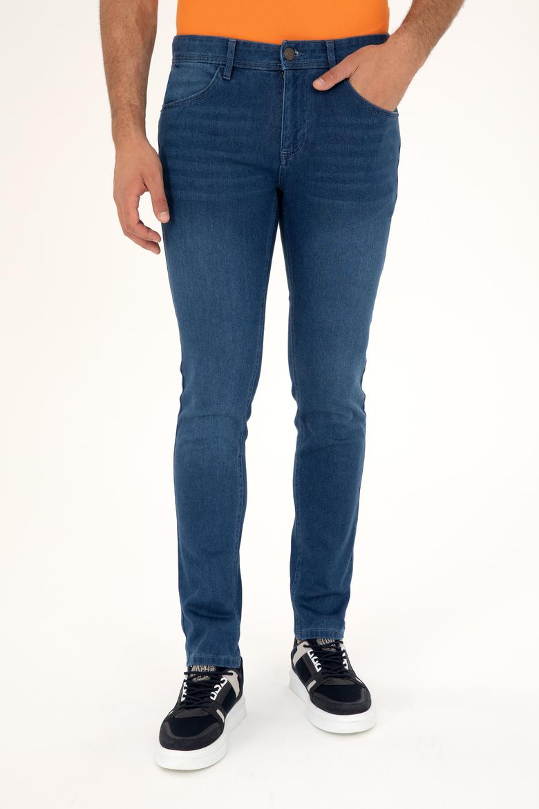 Erkek Mavi Jean Pantolon - 50280693038