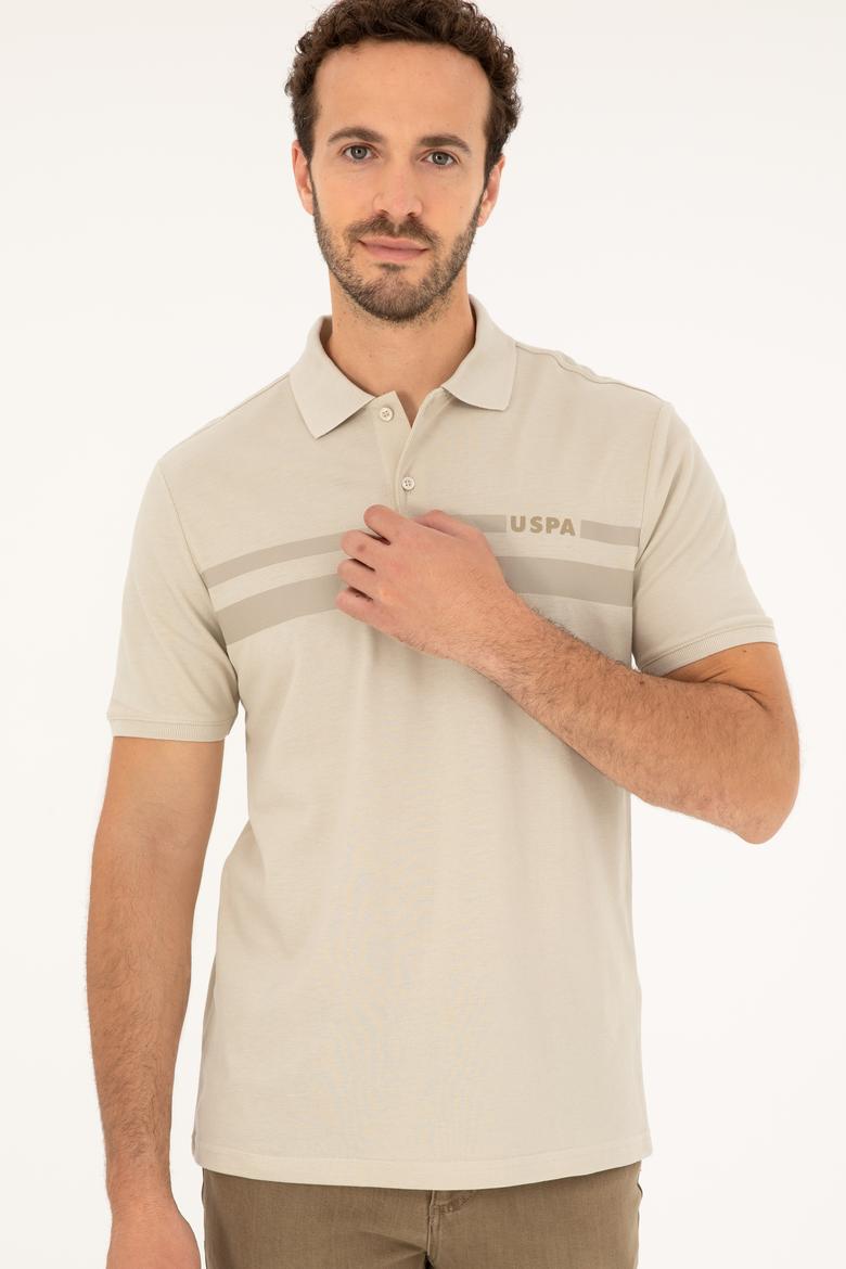 Erkek Regular Fit Polo Yaka Taş Tişört - 50287102031