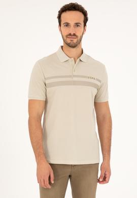 Erkek Regular Fit Polo Yaka Taş Tişört - 50287102031