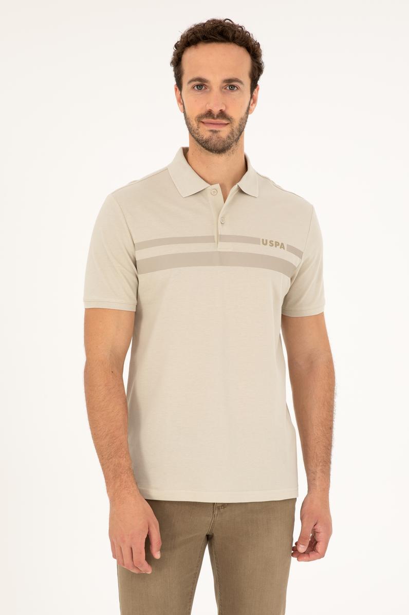 Erkek Regular Fit Polo Yaka Taş Tişört