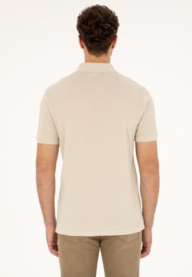 Erkek Regular Fit Polo Yaka Taş Tişört - 50287102031