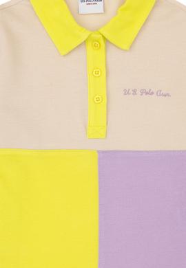 Kız Çocuk Krem Polo Yaka Tişört - 50288436033