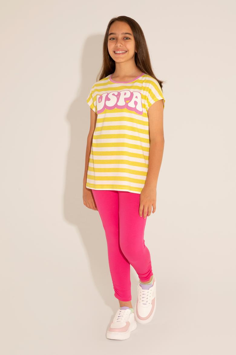 Kız Çocuk Fuşya Tayt - 50263606029