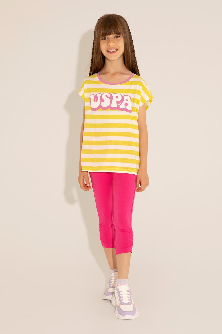 Kız Çocuk Fuşya Tayt