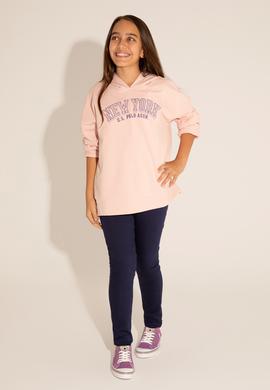 Kız Çocuk Lacivert Kanvas Pantolon - 50266387011