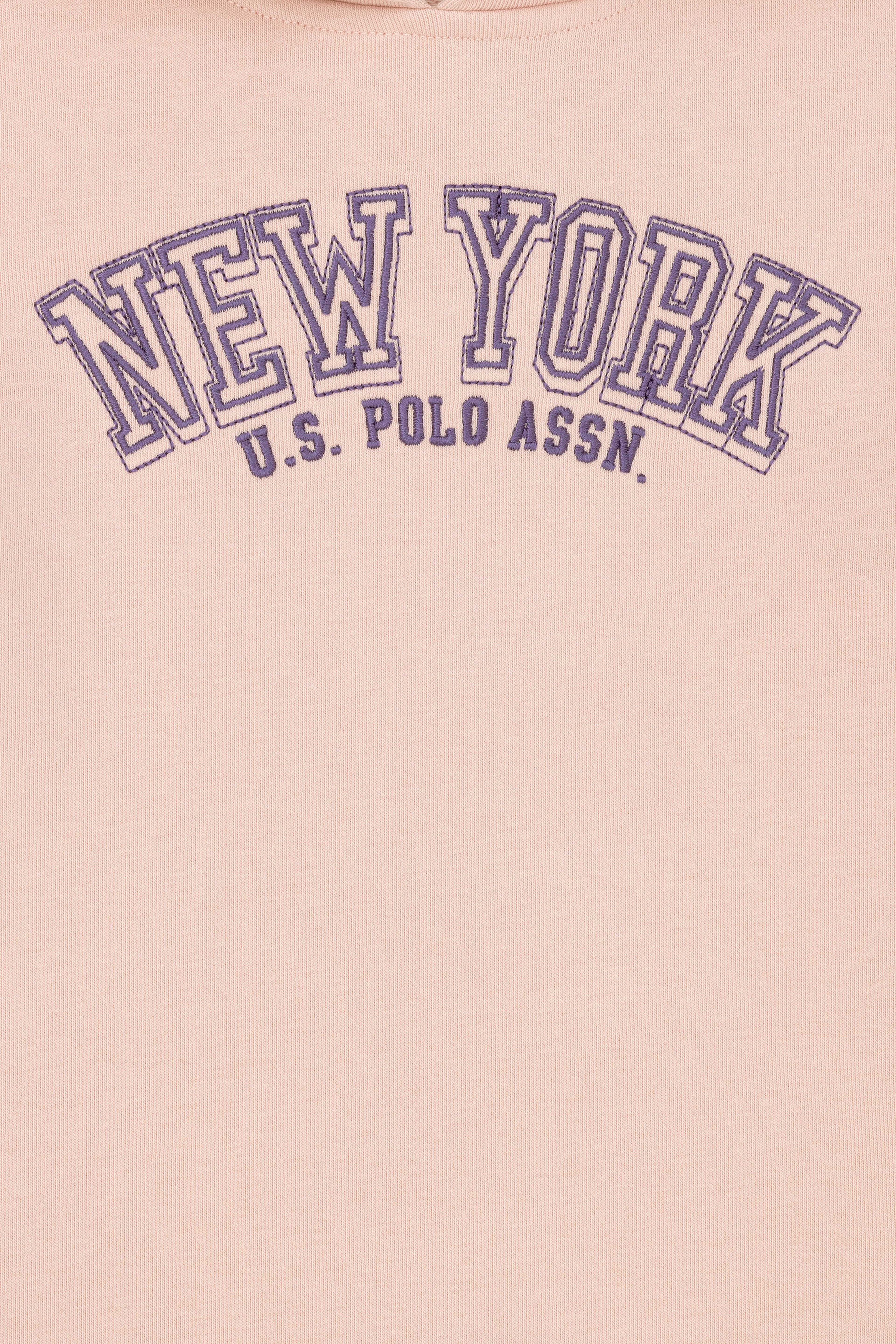 Kız Çocuk Toz Pembe Kapüşonlu Sweatshirt - Image 7