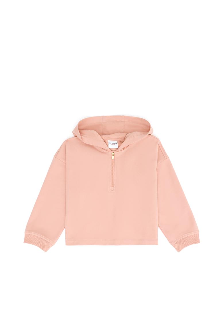 Kız Çocuk Pudra Kapüşonlu Sweatshirt - 50276918033