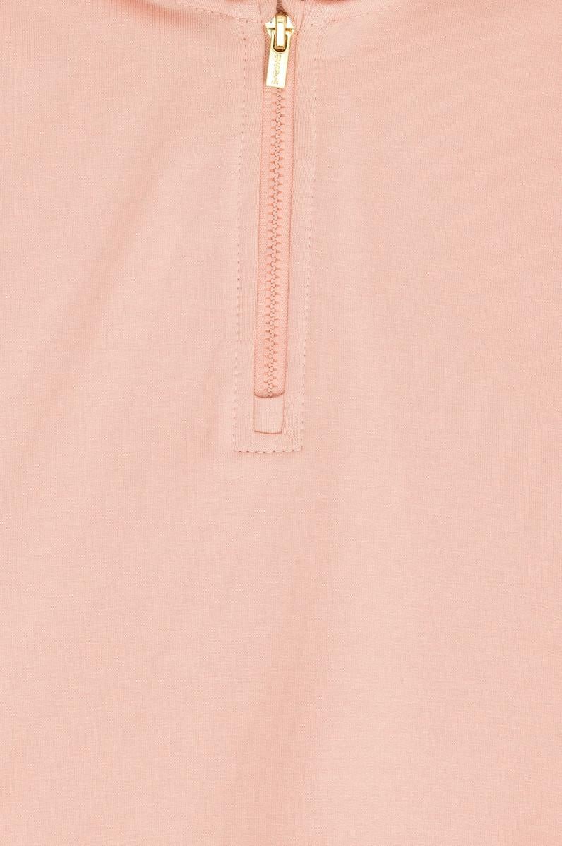 Kız Çocuk Pudra Kapüşonlu Sweatshirt