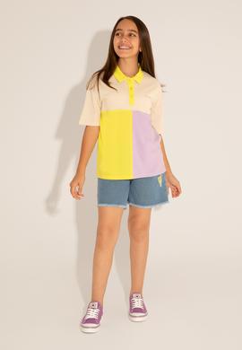 Kız Çocuk Açık Mavi Jean Şort - 50263971016