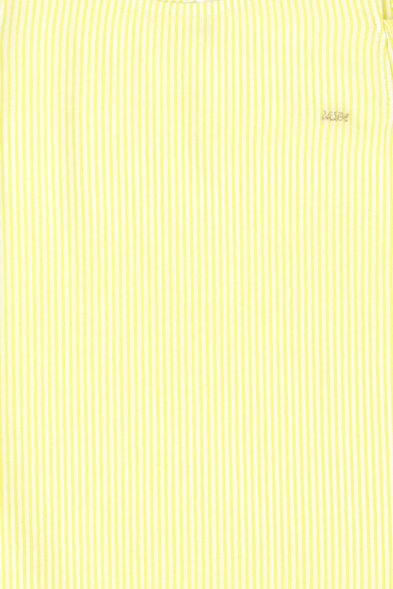 Kız Çocuk Neon Sarı Kolsuz Dokuma Elbise - 50269610006