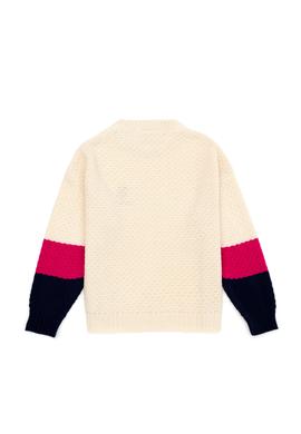 Kız Çocuk Krem Melanj Kazak - 50276992004