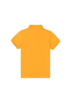 Kız Çocuk Turuncu Polo Yaka Basic Tişört - 50288501050
