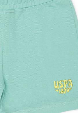 Kız Çocuk Mint Örme Şort - 50288132029