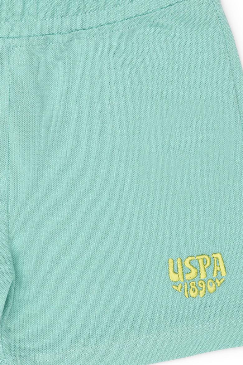 Kız Çocuk Mint Örme Şort - 50288132029