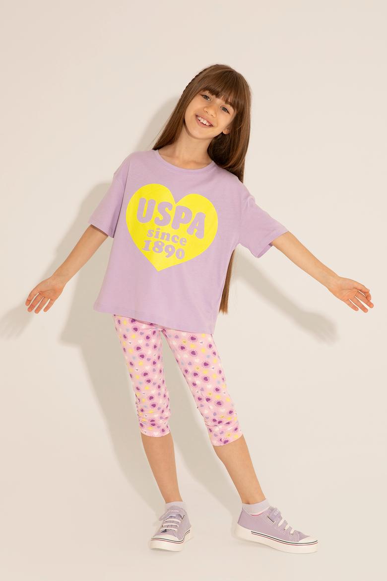 Kız Çocuk Pembe Tayt - 50288439020