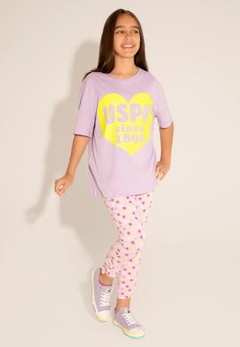 Kız Çocuk Pembe Tayt - 50288439020