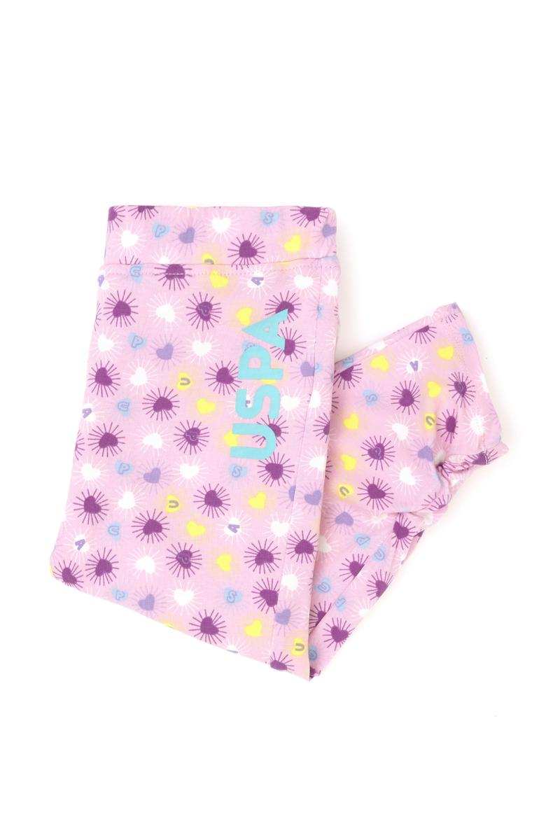 Kız Çocuk Pembe Tayt - 50288439020