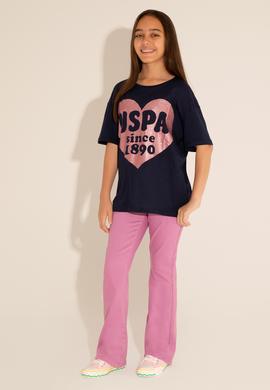 Kız Çocuk Pembe Jean Pantolon - 50283891004