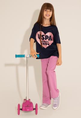 Kız Çocuk Pembe Jean Pantolon - 50283891004