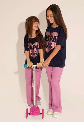 Kız Çocuk Pembe Jean Pantolon - 50283891004