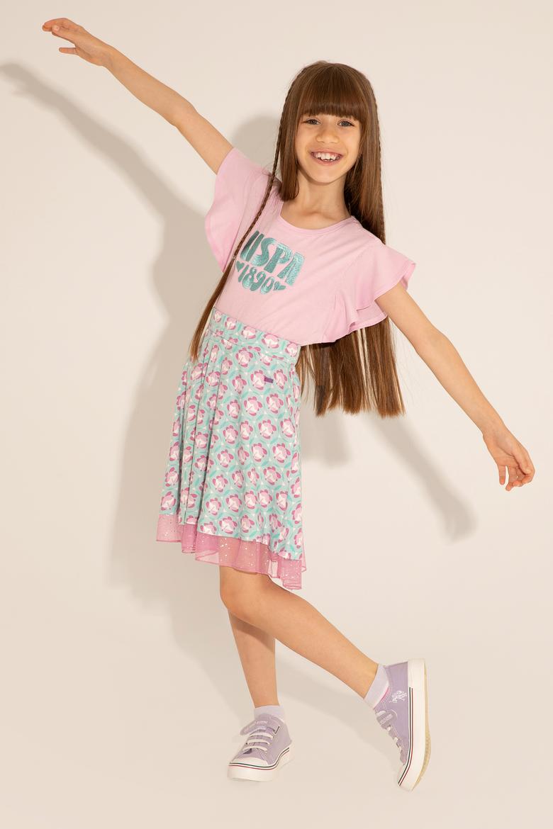 Kız Çocuk Mint Örme Etek - 50284912020