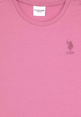 Kız Çocuk Menekşe Bisiklet Yaka Tişört - 50288124029