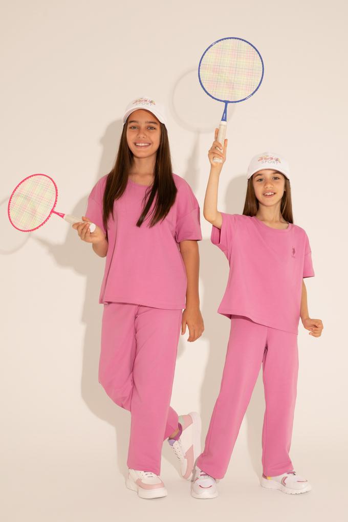 Kız Çocuk Menekşe Eşofman Altı