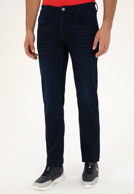 Erkek Koyu Mavi Jean Pantolon - 50280692035