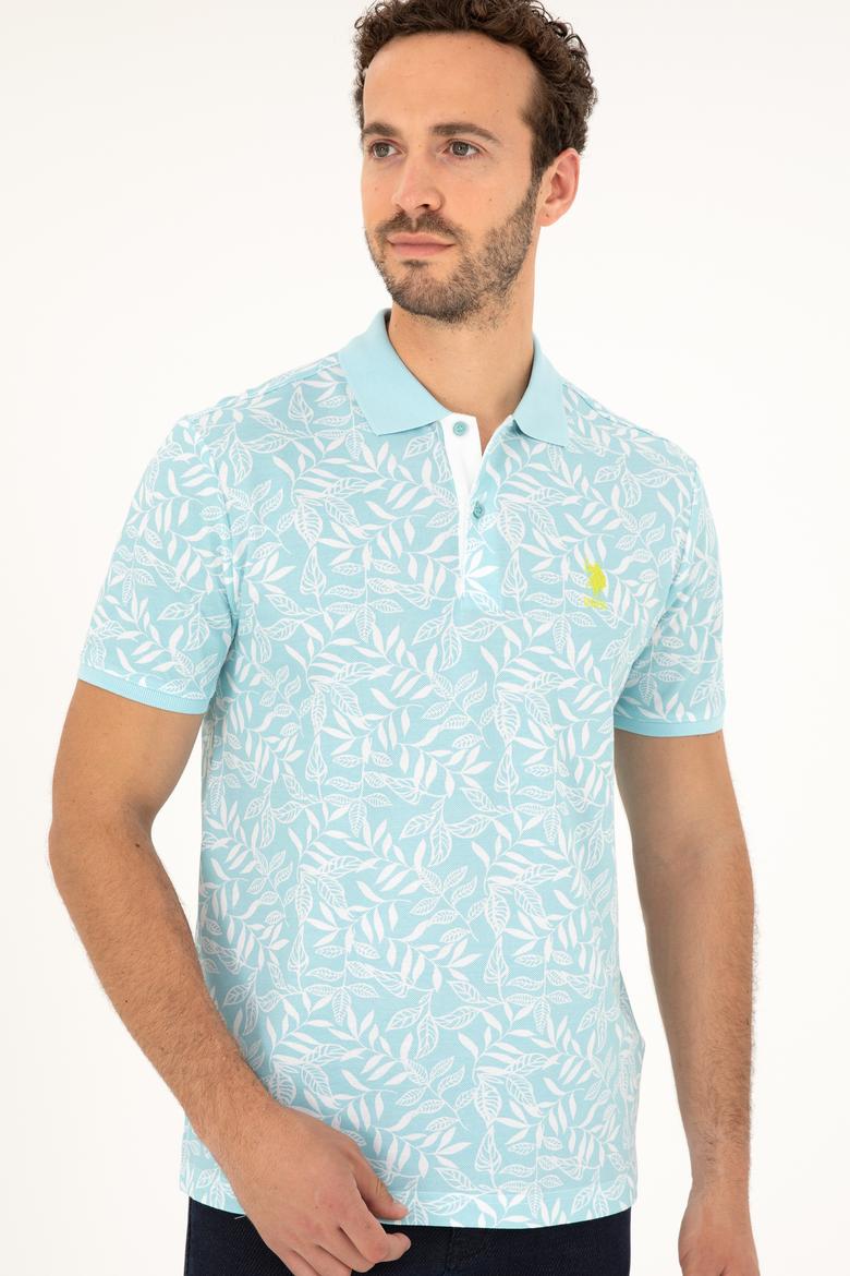 Erkek Regular Fit Polo Yaka Mint Tişört - 50281959021