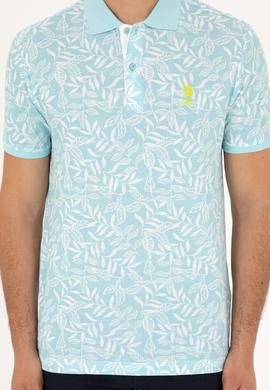 Erkek Regular Fit Polo Yaka Mint Tişört - 50281959021