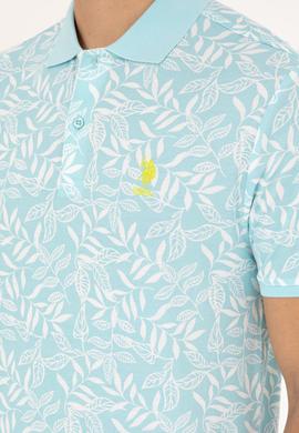 Erkek Regular Fit Polo Yaka Mint Tişört - 50281959021