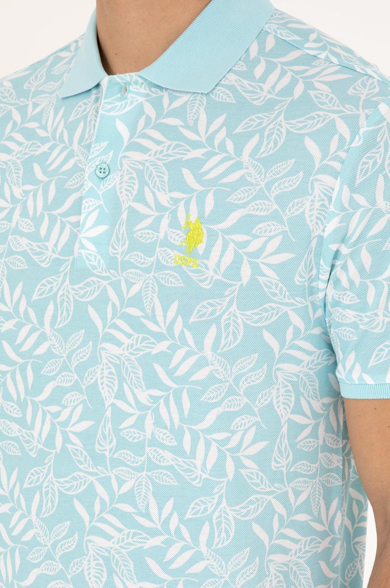 Erkek Regular Fit Polo Yaka Mint Tişört