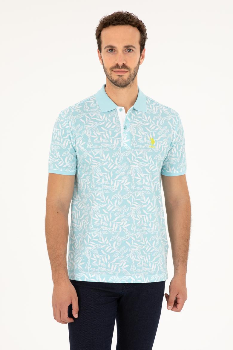Erkek Regular Fit Polo Yaka Mint Tişört