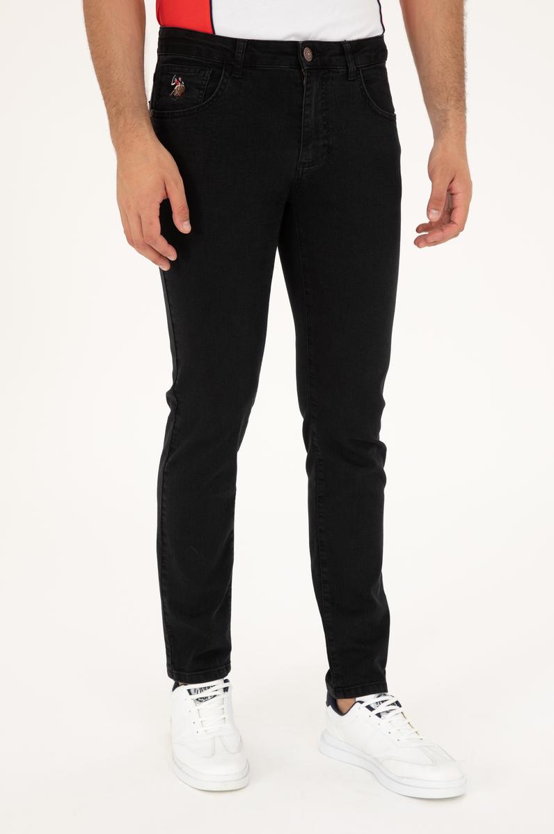 Erkek Siyah Jean Pantolon