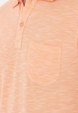 Erkek Slim Fit Polo Yaka Somon Tişört - 50279560117