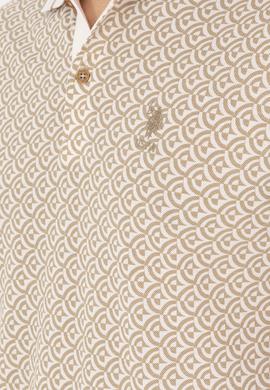 Erkek Regular Fit Polo Yaka Açık Haki Tişört - 50281510029