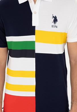 Erkek Regular Fit Polo Yaka Lacivert Tişört - 50281521028