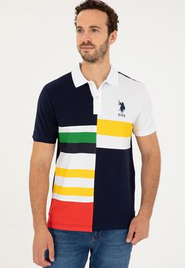 Erkek Regular Fit Polo Yaka Lacivert Tişört - 50281521028