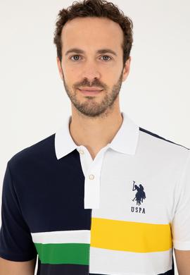 Erkek Regular Fit Polo Yaka Lacivert Tişört - 50281521028