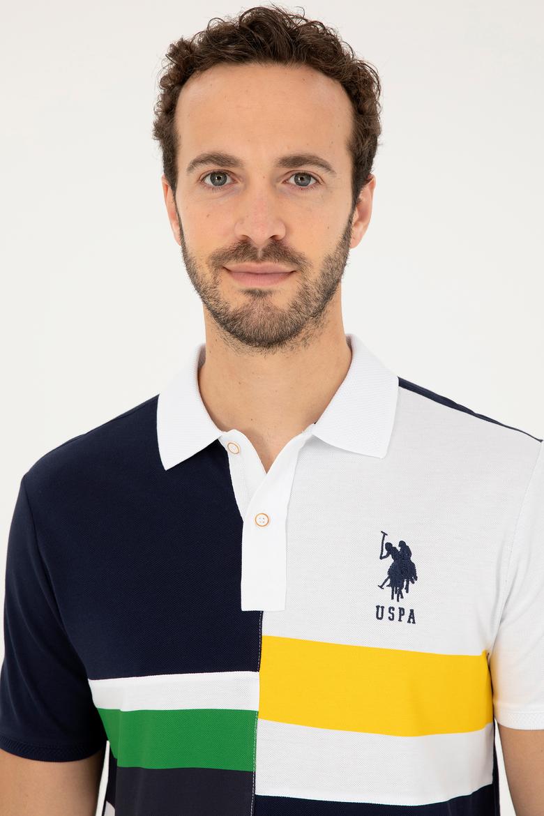 Erkek Regular Fit Polo Yaka Lacivert Tişört - 50281521028