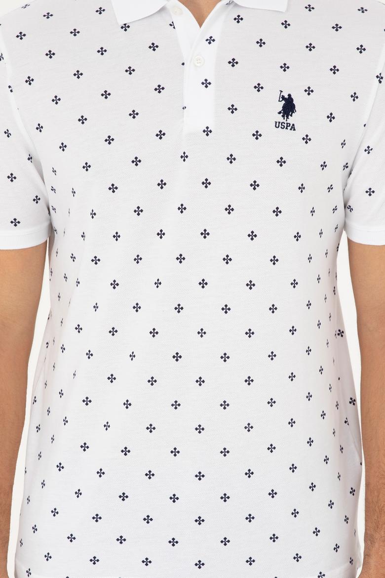 Erkek Regular Fit Polo Yaka Beyaz Tişört - 50281941031