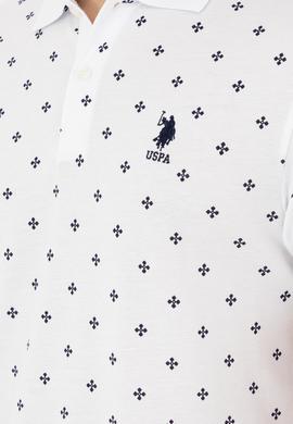 Erkek Regular Fit Polo Yaka Beyaz Tişört - 50281941031