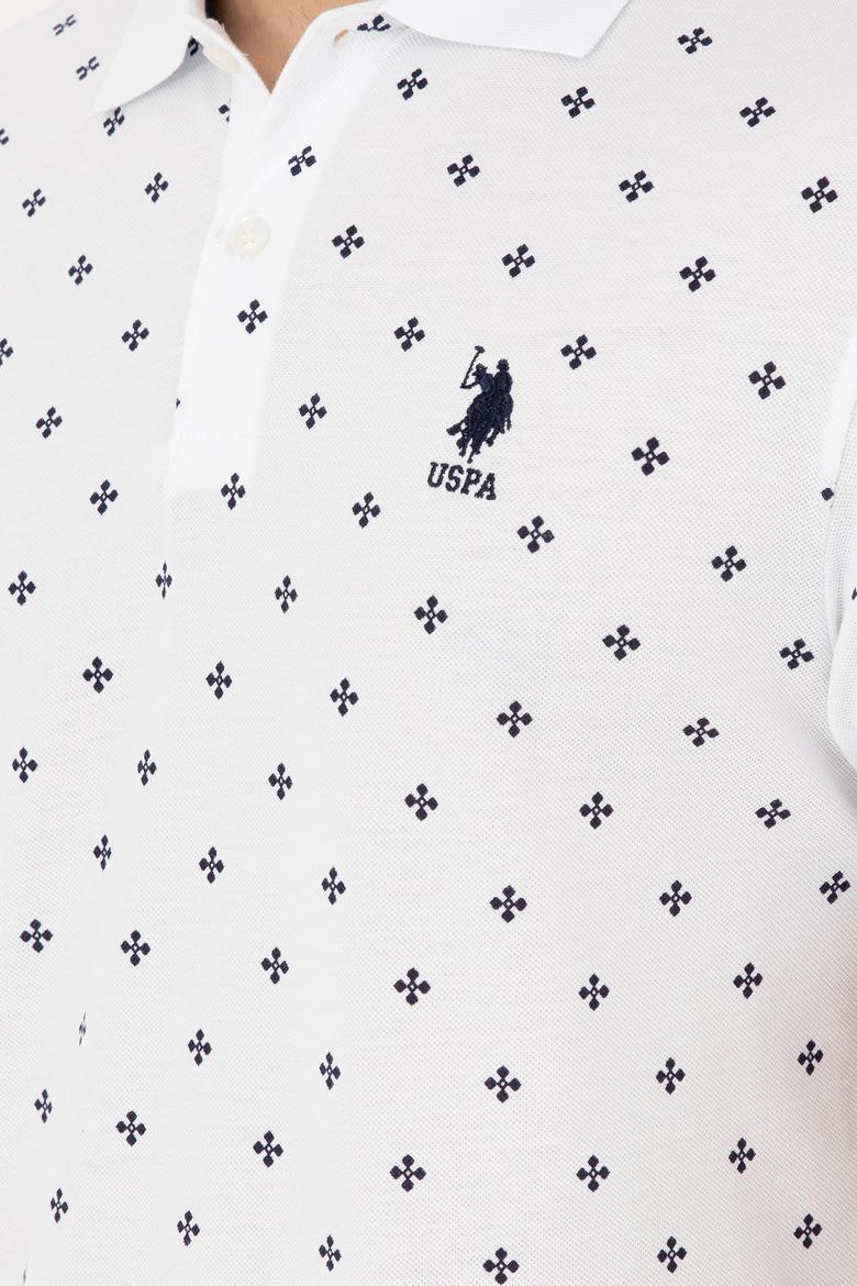 Erkek Regular Fit Polo Yaka Beyaz Tişört - 50281941031