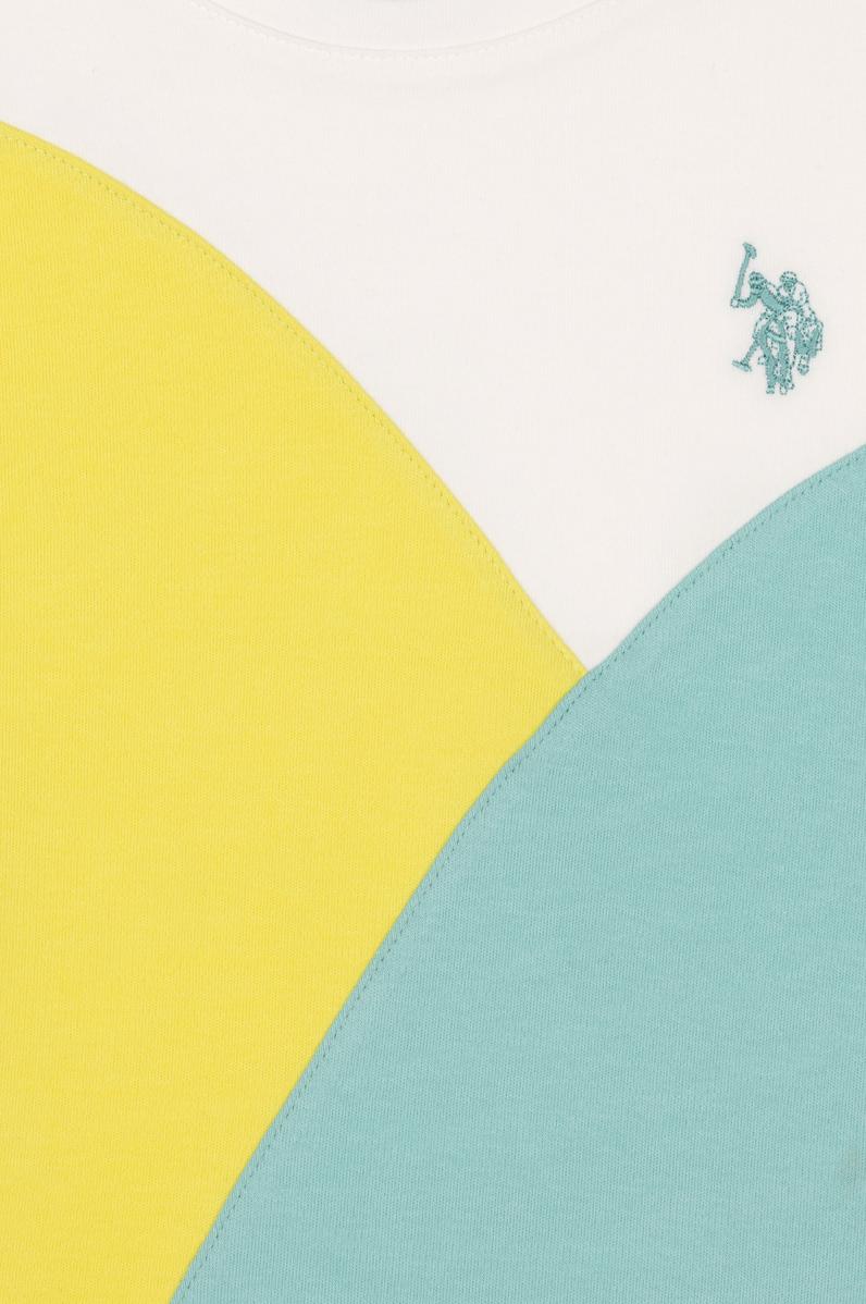 Kız Çocuk Mint Bisiklet Yaka Tişört