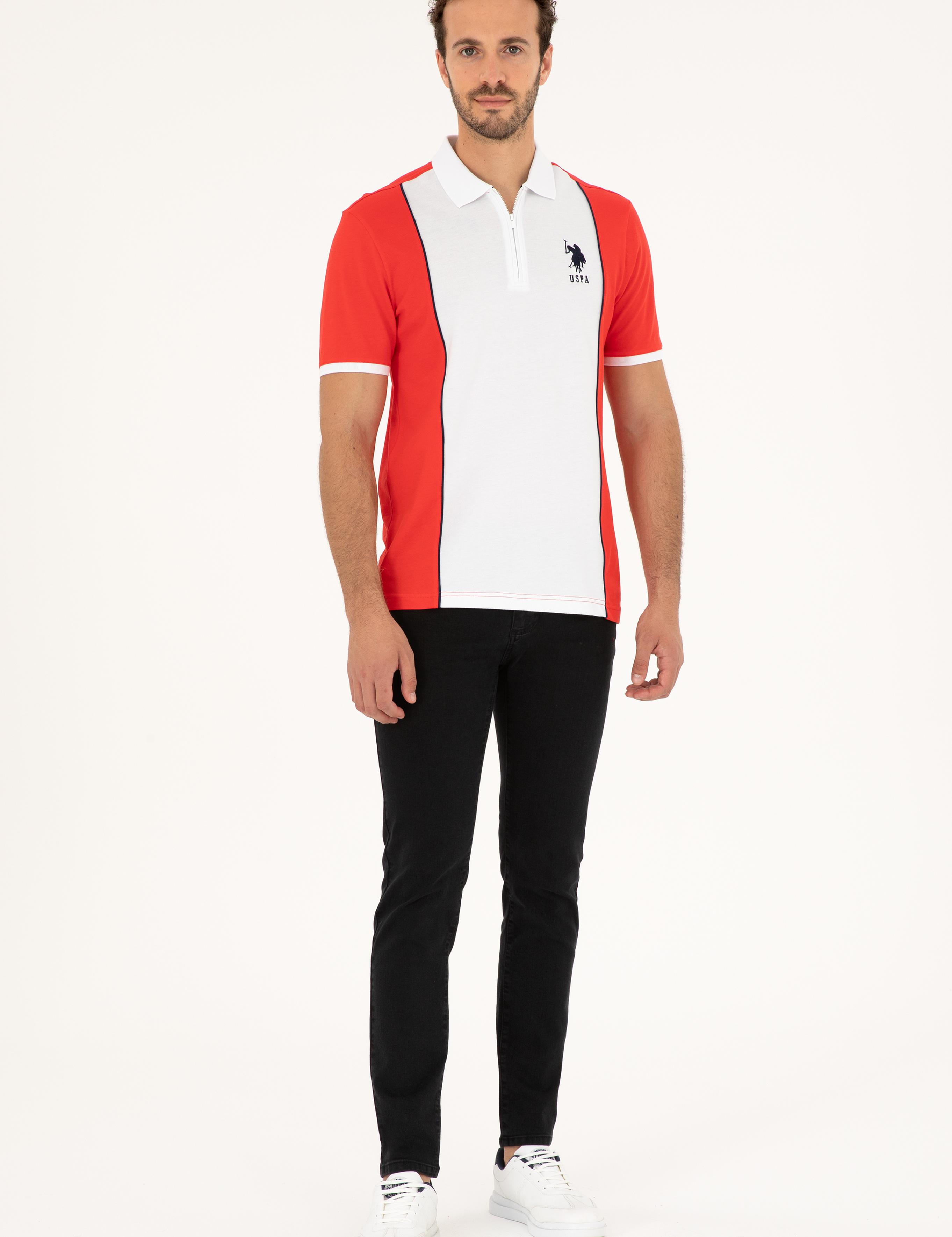 پولوشرت آستین کوتاه رگولار یقه پولو مردانه یو اس پولو | U.S. Polo Assn. - تصویر 4