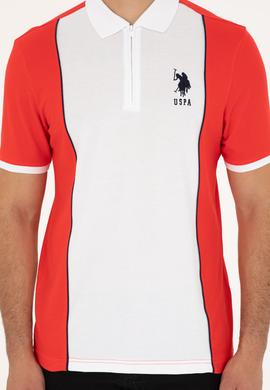 Erkek Regular Fit Polo Yaka Kırmızı Tişört - 50281945038