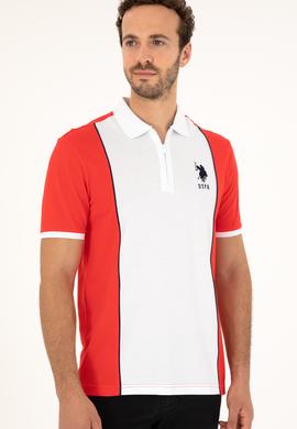 Erkek Regular Fit Polo Yaka Kırmızı Tişört - 50281945038