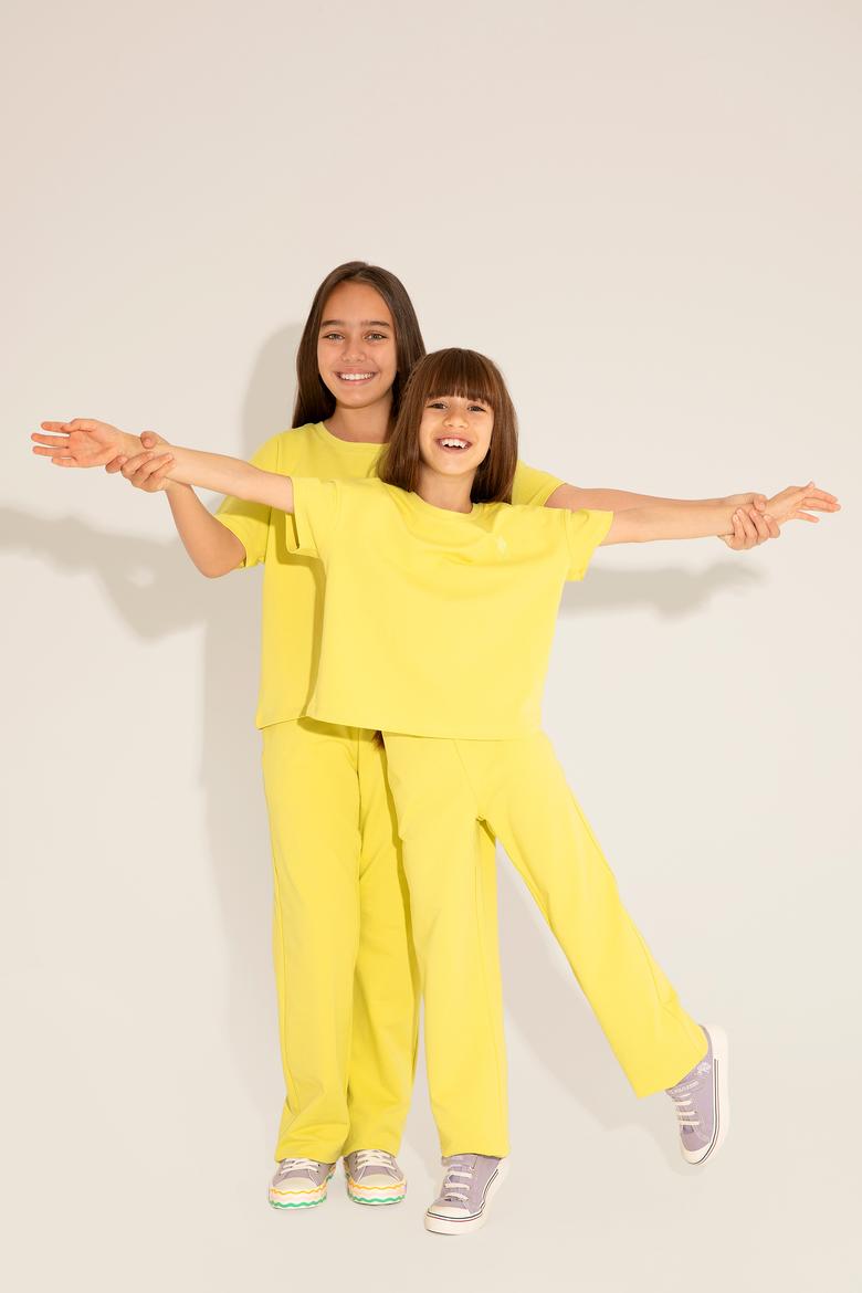 Kız Çocuk Fıstık Yeşili Eşofman Altı - 50288127035